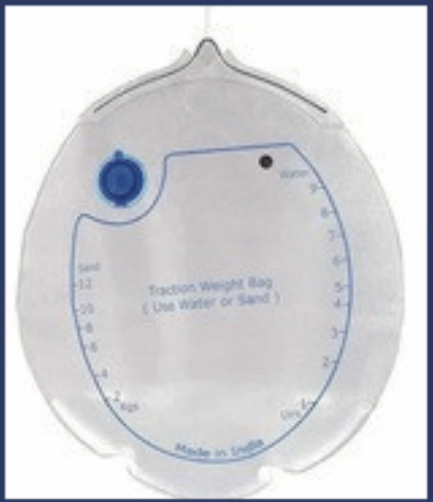 Traction Weight Bag — Scanda Enterprises, medical supplies Moosapet Hyderabad